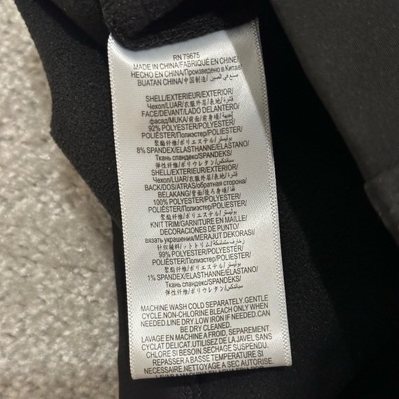 BCBGeneration Hooded Black Jacket Size Large - Picture 10 of 10